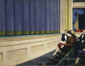 Orchestre de la première rangée Edward Hopper Peinture à l'huile